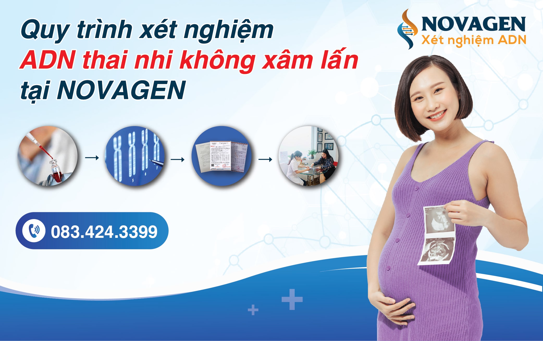Quy trình xét nghiệm ADN Thai nhi tại NOVAGEN
